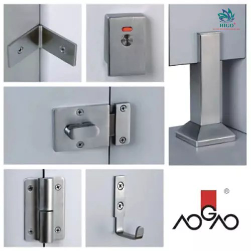 Bộ phụ kiện vách ngăn vệ sinh Aogao series 27